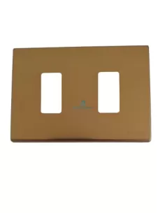 Bticino 503/12b Zauberplatte 2p Bronze